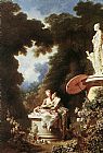 Jean-honore Fragonard Famous Paintings - The Confession of Love